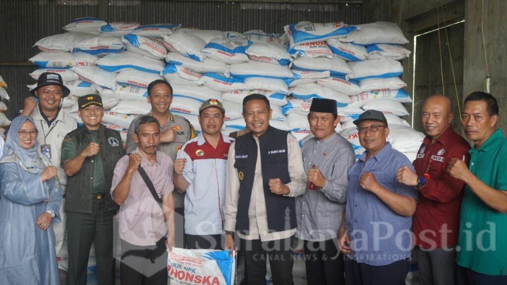 Pj. Wahyu Hidayat Pastikan Ketersediaan dan Distribusi Pupuk Bersubsidi di Kota Malang. (Sumber Prokompim)