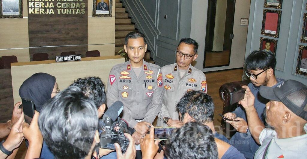 Kompol Aristianto Budi Sutrisno menjelaskan hasil akhir Operasi Patuh Semeru kepada awak media