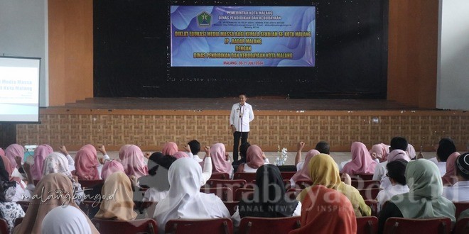 Dorong Sekolah Jalin Relasi dengan Media Massa, Pj Walikota Malang: Media Massa Punya Peran Penting, Rabu (31/07/2024)