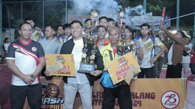 Tim Voli El Rastra Juarai Kapolresta Malang Kota Cup 2024, Rabu 31 Juli 2024. (Sumber Humas Polresta)