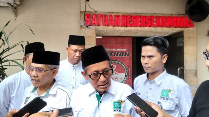 DPC PKB Kota Malang Laporkan Lukman Edy ke Polresta Malang Kota atas dugaan Pe pencemaran nama baik