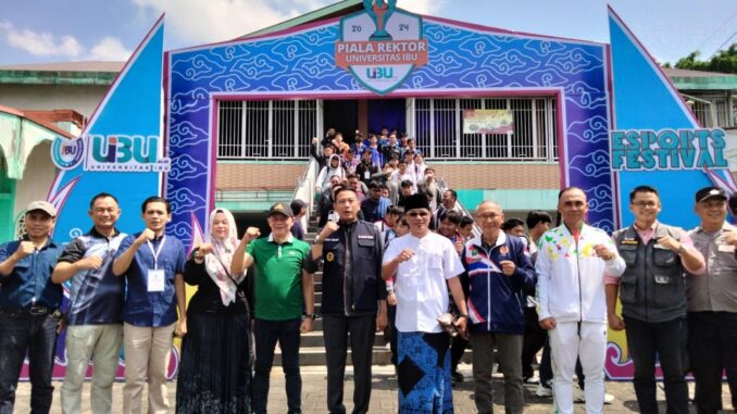 Pj. Wali Kota Malang, Wahyu Hidayat, membuka Festival Terbesar di Jatim, E-sport Piala Rektor Universitas IBU, Sabtu (10/08/2024).