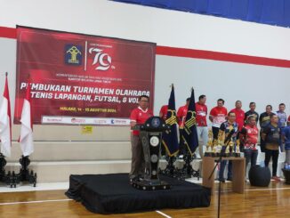 Turnamen dibuka langsung oleh Kakanwil Kemenkumham Jatim, Heni Yuwono, di Unggul Sport Center Malang. (Sumber L,Sima)