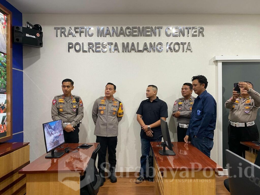 Langkah Maju Manajemen Lalu Lintas, Korlantas Polri Resmikan TMC Polresta Malang Kota. (Sumber Humas Polresta)