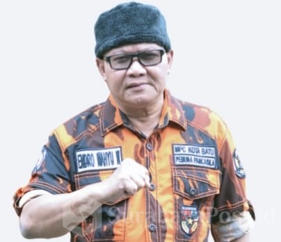 Ketua MPC Pemuda Pancasila Kota Batu, Endro Wahyu (Gus)