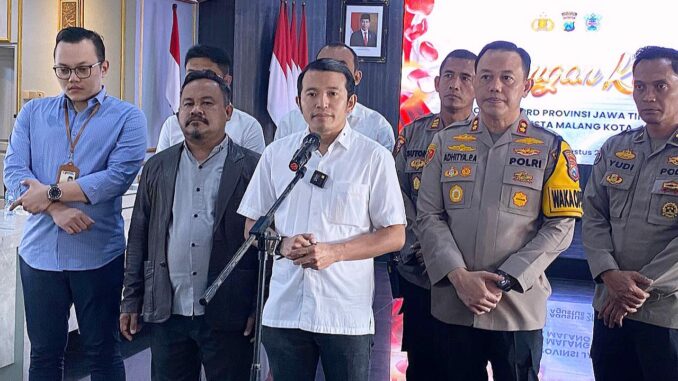 Kesiapsiagaan Polresta Malang Kota Dalam Pegamanan Pilkada 2024 Mendapat Apresiasi Dari Komisi A DPRD Jatim. (Sumber Humas Polresta)