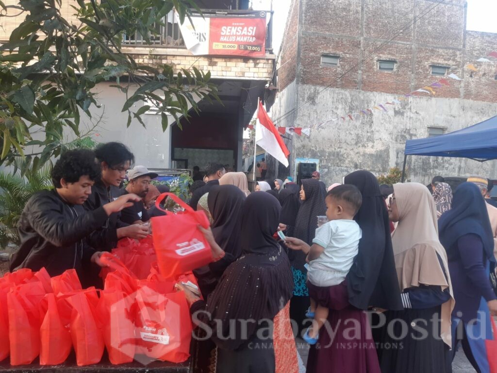 Animo warga menyerbu Pasar Murah di wilayah Blimbing Kota Malang, Jawa Timur