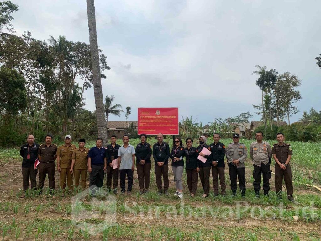 Salah satu dari tujuh aset terpidana kasus korupsi yang disita Kejari Kota Malang, Selasa (03/09/2024)