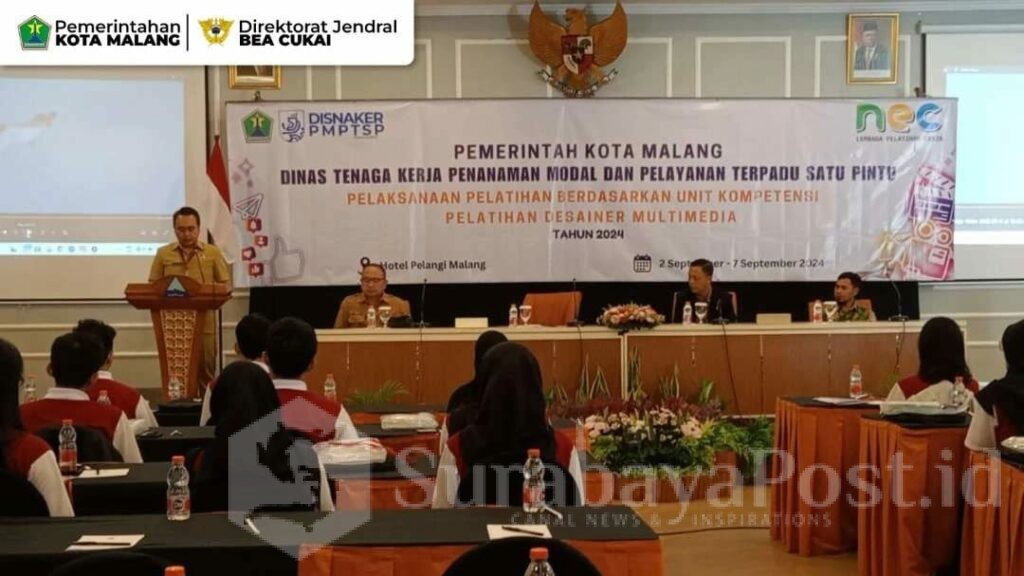 Disnaker PMPTSP Kota Malang menggelar Pelatihan Desainer Multimedia bagi para Pencari Kerja. (Sumber Prokompim)