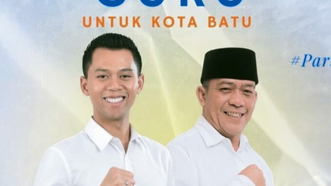 Pasangan calon Walikota dan Wakil Walikota Batu, Firhando Gumelar dan H Rudi