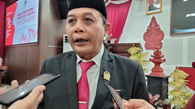 KEBUT: Ketua Sementara DPRD Kota Malang I Made Riandiana Kartika SE MM memastikan pembentukan AKD sedang dikebut.