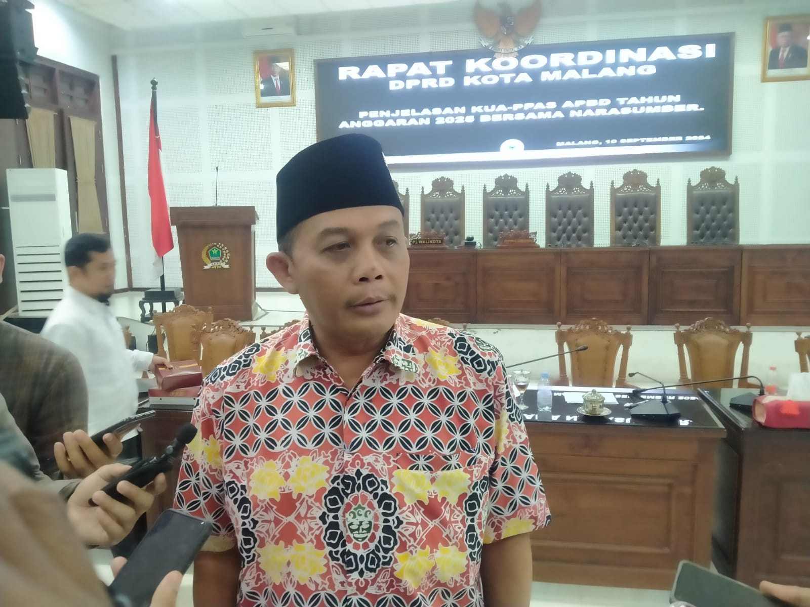 KetuaDPRD Kota Malang sementara, I Made Riandiana Kartika