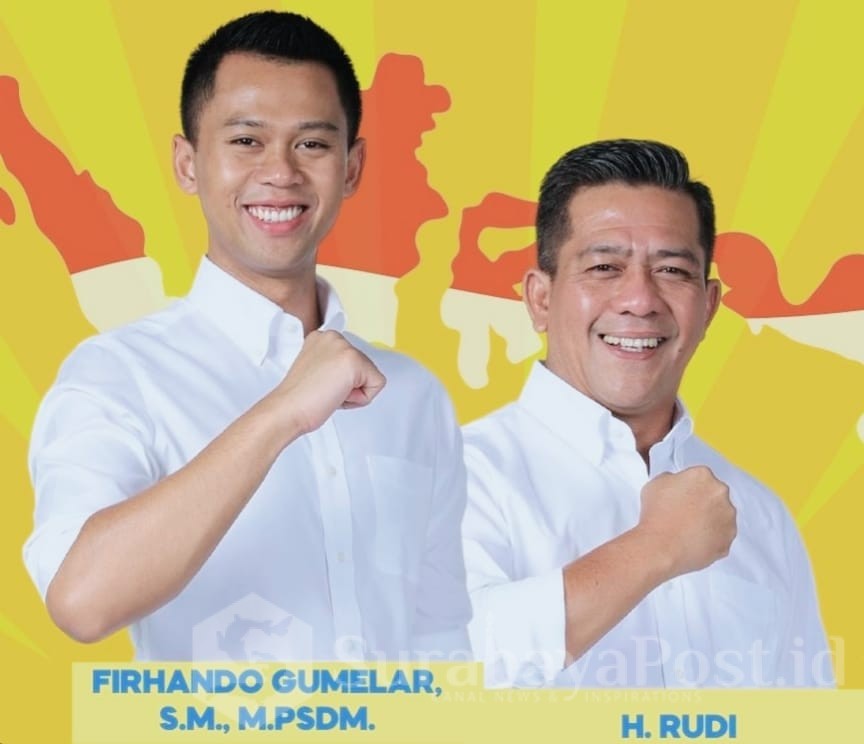 Pasangan Calon Walikota dan Wakil Walikota Batu 2024, Firhando Gumelar dan H.Rudi (GURU) - (Ist)