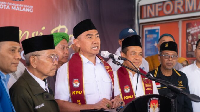 Pasangan calon Walikota dan Wakil Walikota Malang, Abah Anton - Dimyati Ayatullah