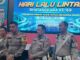 Kasat Lantas Polres Batu bersama sejumlah jajaran saat memberikan keterangan kepada awak media (Gus)