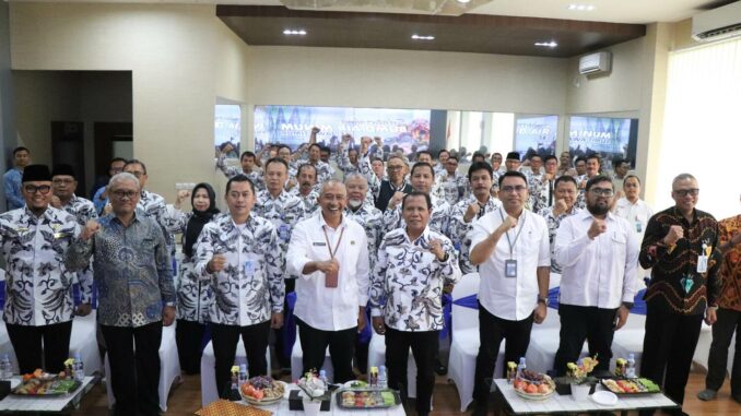 Jadi tuan rumah silaturahmi BUMD Air Minum se- Jawa Timur, Tugu Tirta panen apresiasi. (Sumber Humas Tugu Tirta)