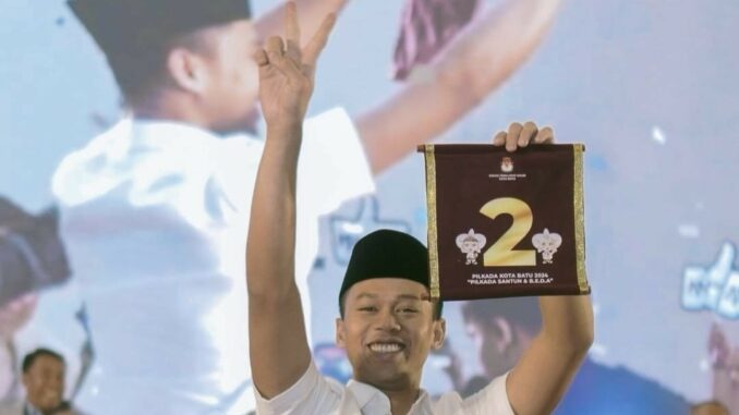 Calon Walikota Batu 2024 Firhando Gumelar atau biasa disapa Mas Gum ( Ist)