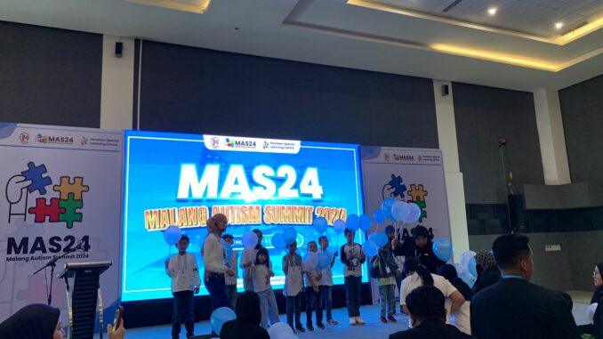 Isak Haru Para Peserta Warnai Pembukaan Malang Autism Summit 2024. (ist)