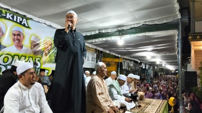 Ribuan Jamaah Majelis Cinta Umat, Doakan Abah Anton - Dimyati Pimpin Kota Malang. (ist)