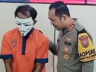 Pelaku berinisial MS yang diduga merupakan penembak penjual bakso berhasil diamankan Satreskrim Polres Batu. (Gus)