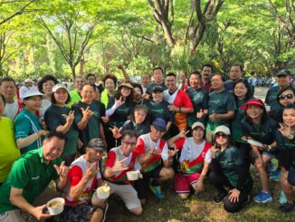 Calon Wali Kota Malang, Abah Anton senam bersama Fu-Qing dan SSK serta komunitas senam Lainnya, Minggu (13/10/2024)