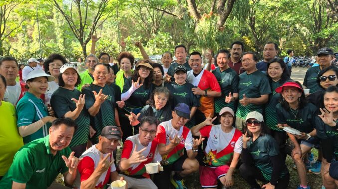 Calon Wali Kota Malang, Abah Anton senam bersama Fu-Qing dan SSK serta komunitas senam Lainnya, Minggu (13/10/2024)