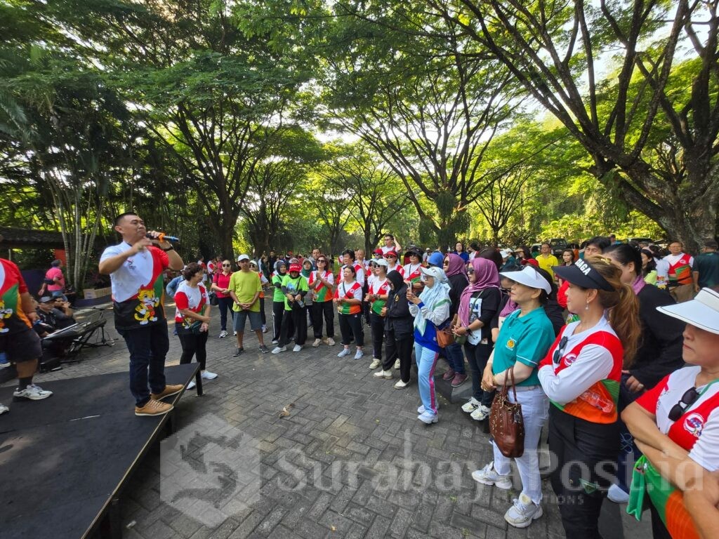 Calon Wali Kota Malang, Abah Anton senam bersama Fu-Qing dan SSK serta komunitas senam Lainnya, Minggu (13/10/2024)