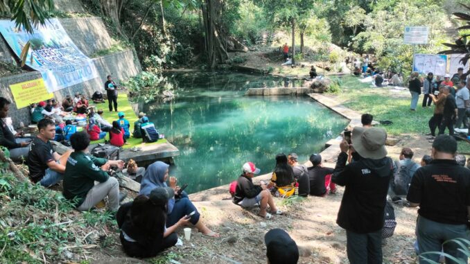 Kegiatan Sapto Wening Ing Tirto Sumber Cinde berlangsung di Desa Bumiaji Kota Batu (Gus)