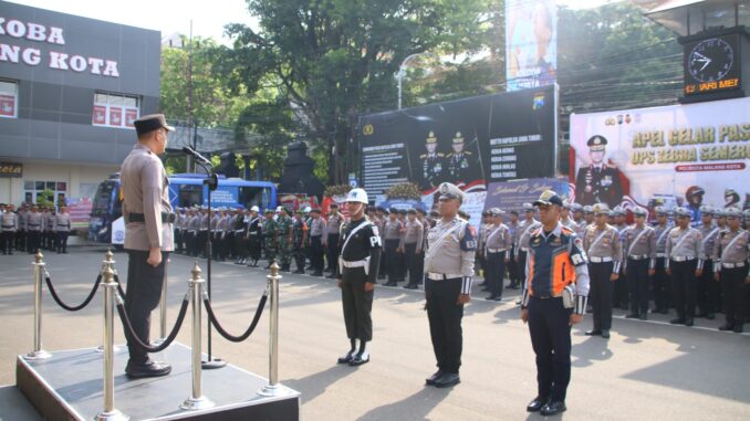 Tingkatkan Disiplin Keselamatan Berlalu-lintas, Polresta Malang Kota Gelar Operasi Zebra Semeru 2024, Senin (14/10/3024)