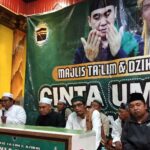 Kun Fayakun, Ribuan Jamaah Majelis Cinta Umat Mendoakan Abah Anton Jadi Walikota Malang, Kamis (17/10/2024) malam