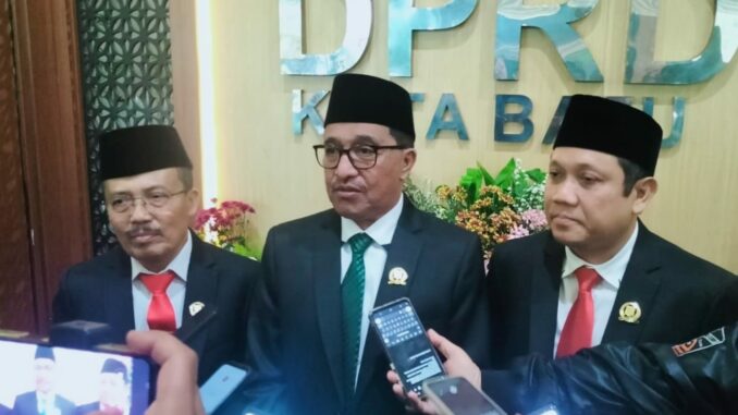 Tiga Pimpinan DPRD Kota Batu periode 2024 - 2029 (Gus)