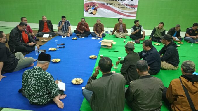 Serap Aspirasi, Anggota DPRD Kota Malang Gelar Cangkrukan Bersama LPMK se-Klojen, Jumat 18 Oktober 2024. (ist)