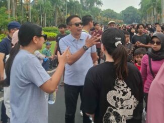 CFD Jadi Saksi Meriahnya Pesta Rakyat di Rumah Pemenangan WALI, Minggu 20 Oktober 2024 pagi. (ist)