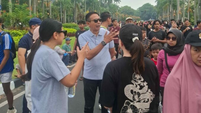 CFD Jadi Saksi Meriahnya Pesta Rakyat di Rumah Pemenangan WALI, Minggu 20 Oktober 2024 pagi. (ist)