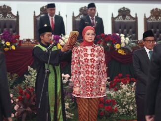 Amithya Ratnaggani Sirraduhita resmi menjabat Ketua DPRD Kota Malang periode 2024-2029, Kamis 24 Oktober 2024. (ist)