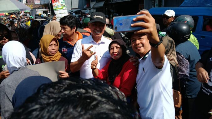 Calon pemimpin kharismatik, Abah Anton dan pasangannya Dimyati Ayatullah. (ist)