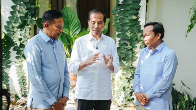 Mantan Presiden Jokowi Titipkan Pesan ke Wahyu-Ali: Selesaikan Macet dan Banjir di Kota Malang. (ist)