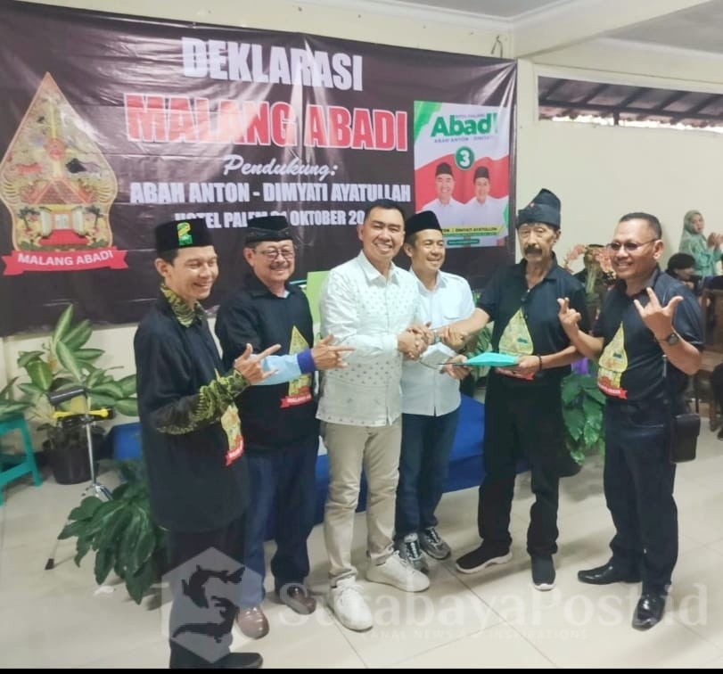 Ormas Malang Abadi Siap Menangkan Abah Anton - Dimyati Ayatulloh di Pilkada Kota Malang. (ist)