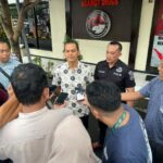 Kasat Reskoba Polres Malang, AKP Yussi Purwanto saat menggelar konferensi pers terkait hasil ungkap dua pengedar sabu. (Dok. Humas Polres Malang)