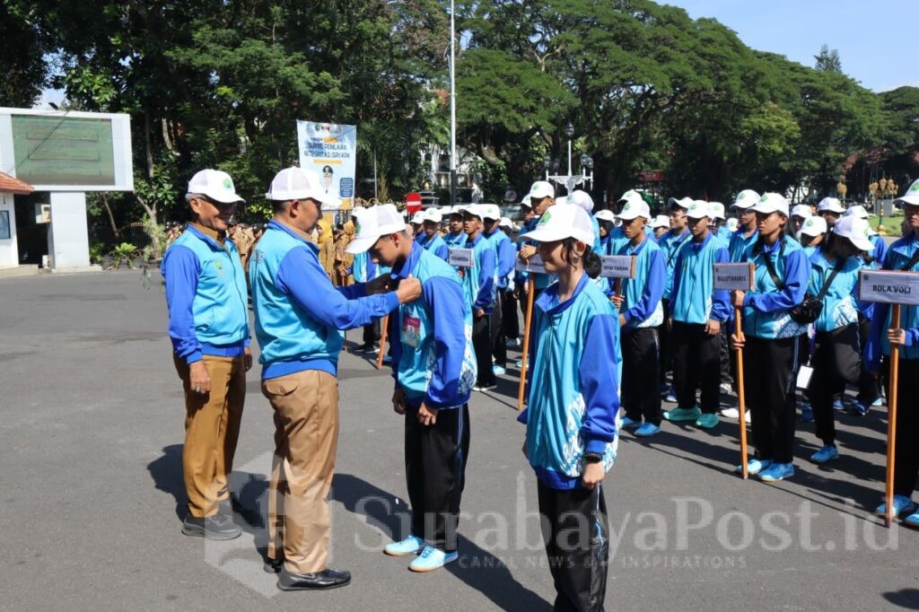 Inilah ratusan atlet POPDA dari Kota Malang. (Sumber Prokompim)