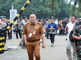 Pj, Walikota Malang, Iwan Kurniawan usai menghadiri Rakornas bersama Presiden dan Wakil Presiden RI di Sentul Internasional Convention Center (SICC). (Sumber Prokompim)