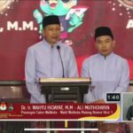 Paslon nomor urut 1, Wahyu Hidayat - Ali Muthohirin dalam debat publik kedua, Minggu 9 November 2024. (ist)