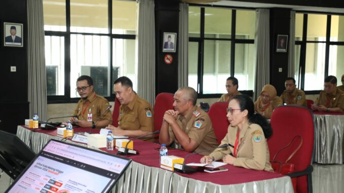 Pj. Wali Kota Malang Beberkan 11 Program Prioritas kepada Kemendagri Saat Evaluasi Kinerja. (Sumber Diskominfo)