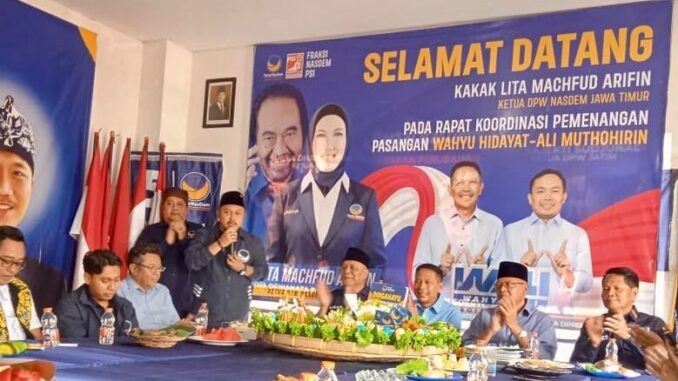 Jelang Coblosan, Partai NasDem Mantapkan Persiapan Langkah Menangkan Paslon WALI. (ist)