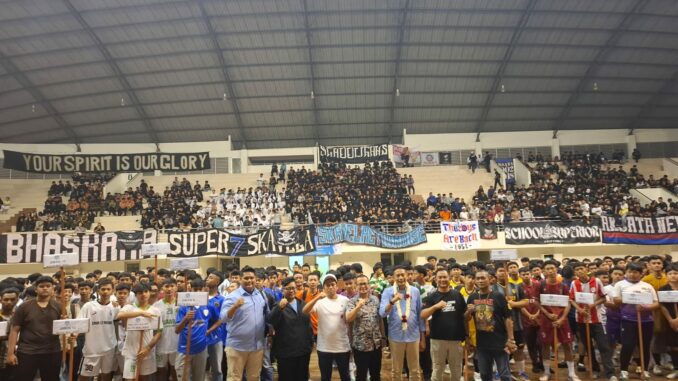 Tim Pemenangan Wahyu Hidayat - Ali Muthohirin Gelar Turnamen Futsal Liga Pelajar Piala WALI. (ist)