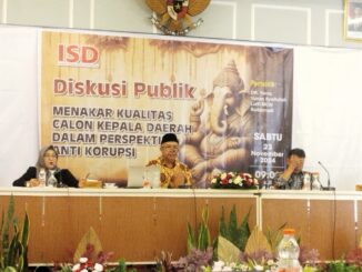 Peringati Hari Anti Korupsi, ISD Gelar Diskusi Publik "Menakar Kualitas Calon Kepala Daerah Dalam Perspektif Anti Korupsi" Sabtu 23 November 2024