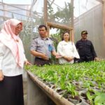 Kepala Dinas Ketahanan Pangan Kabupaten Malang, Mahila Surya Dewi bersama tim Bidang Konsumsi dan Penganekaragaman Pangan melaksanakan koordinasi proyeksi ketahanan pangan di Lapas Malang pada hari ini, Rabu 20 November 2024. (Sumber L'SIMA)