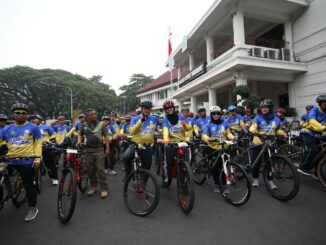 Gempur Rokok Ilegal, Pemkot Malang Gelar Olahraga Bersepeda Sekaligus Peringati Hantaru Nasional 2024. (Sumber Prokompim)