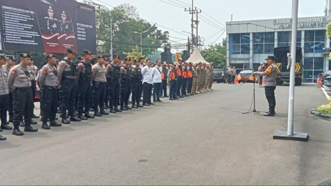 Pastikan Situasi Kondusif di Masa Tenang, Polresta Malang Kota Gelar Patrol Gabungan Skala Besar, Senin (25/11/2024)