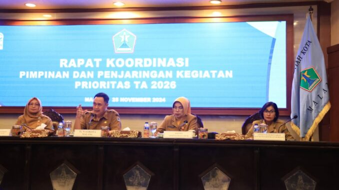 Pj. Walikota Malang Instruksikan Perangkat Daerah Prioritaskan Program Fundamental di Tahun 2026. (Sumber Prokompim)